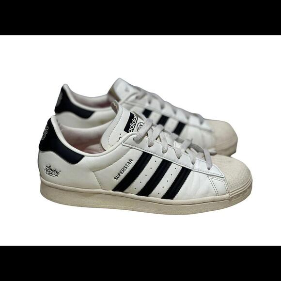 Adidas Originals Superstar x Andre Saraiva Chalk White Men Unisex  GZ2203 Sz 6 - Picture 5 of 7